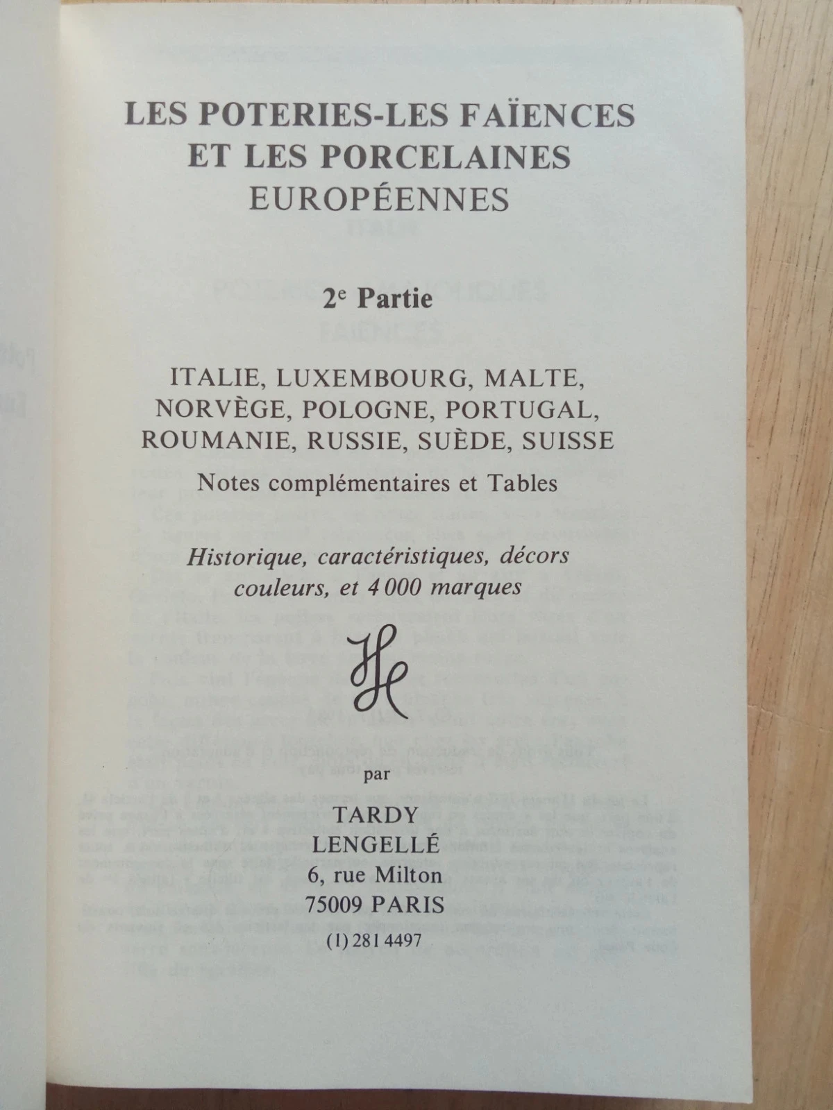 Europese potten, faiences, porselein, vol 1+2, door Tardy – photo 6